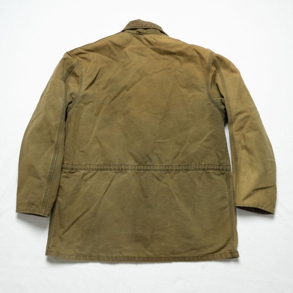Vintage Carhartt Blanket Lined Duck Canvas Field Coat Jacket USA 90s Olive, XL - Picture 2 of 10